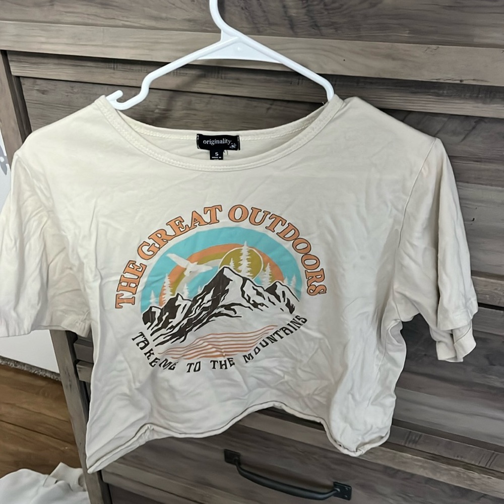 dry goods graphic mountain tee